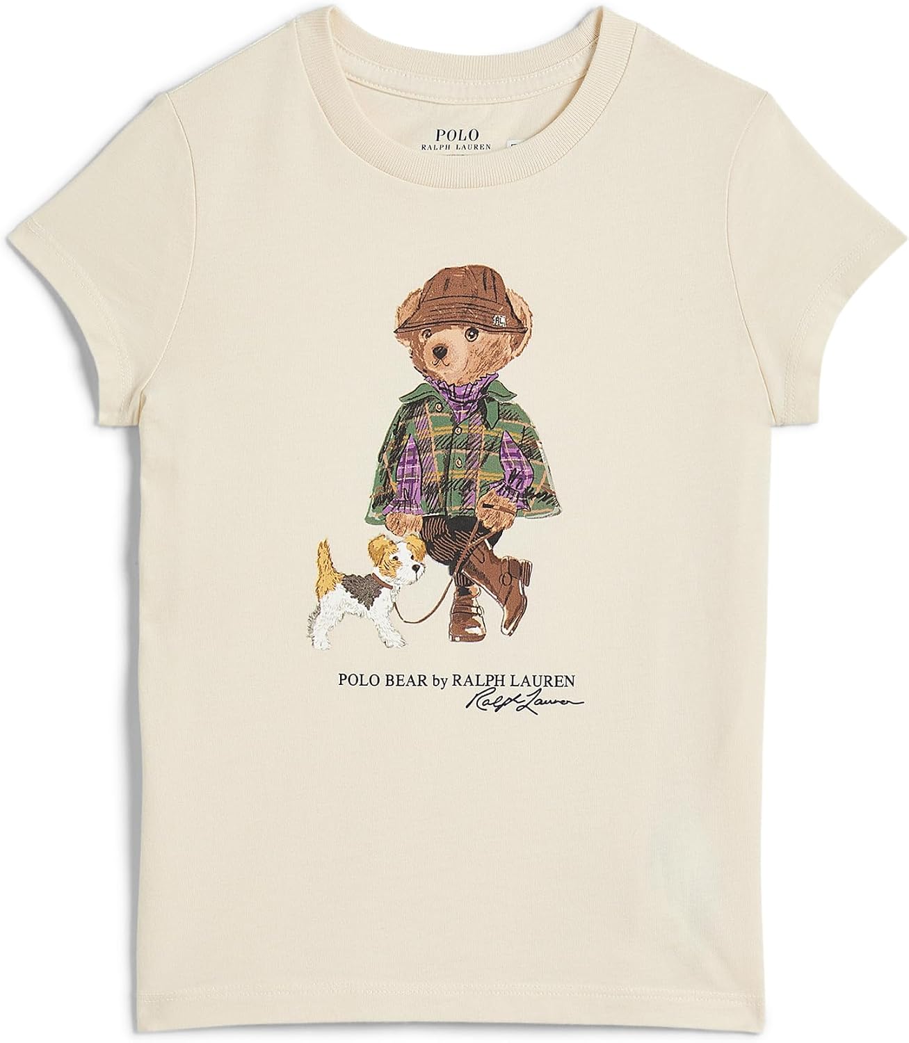 Polo Ralph Lauren Girls' Polo Bear Cotton Jersey Tee (Toddler/Little Kid)