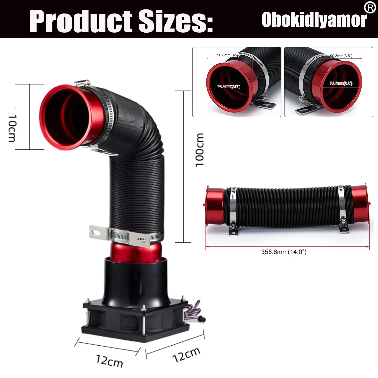 Obokidlyamor Symulacyjna rura wlotowa turbiny, symulator poczucia wiatru, zmiana prędkości wiatru na kierownicy, gra wyścigowa, PC, USB, do Logitech/Thrustmaster/fanatec G923 G920 G29 rura ssąca