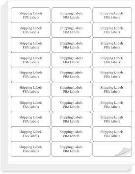 1" x 2-5/8" Shipping Address Labels, 900 Count Adhesive Stickers Labels for Laser/Inkjet Printer, 30 per Page [Paper 8.5" x 11"] Printable Mailing Labels