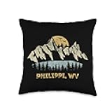 Philippi West Virginia Mountain Sunset Sunrise WV Throw Pillow