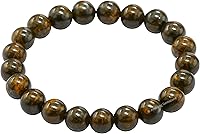 Vista 823 de Amazing Gemstone Pulsera de cristal para mujeres y hombres, pulsera de cristal curativo de protección, pulsera elástica con cuentas de piedras