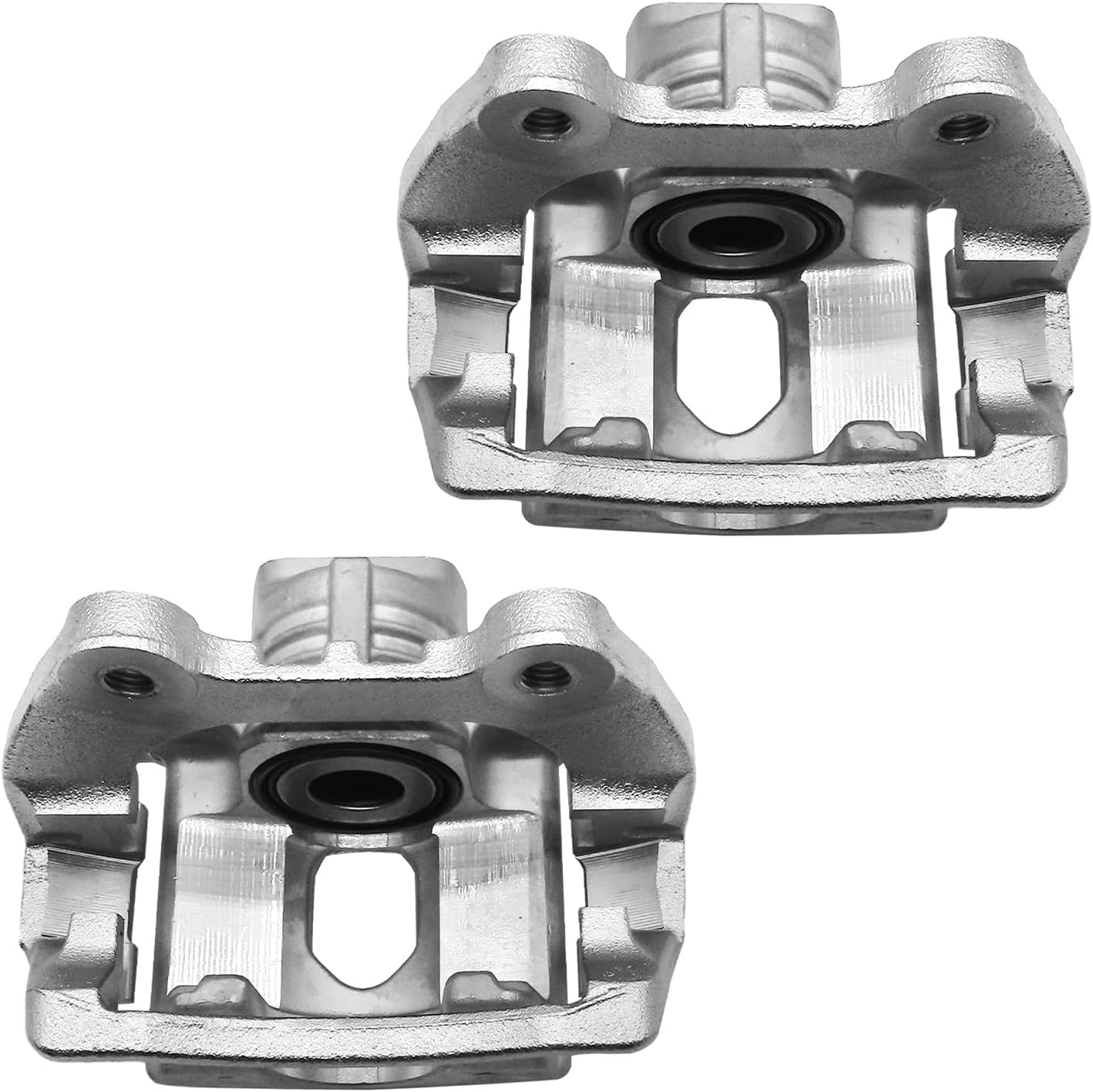 Anpulsero Rear Disc Brake Caliper Assembly with Bracket Compatible with Select GMC, Buick, Saturn, Chevy and Cadillac Models - Acadia (Limited), Enclave, Outlook, Traverse, XTS | Rear Brake Calipers