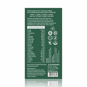 Ecovati Mood Chocolate for Him, Dark Chocolate, Mood Uplifting, | Romantic Gift Box for Men & Women Birthday, Anniversary,Valentine & Wedding | Vegan & Gluten-Free Delight | 32gm