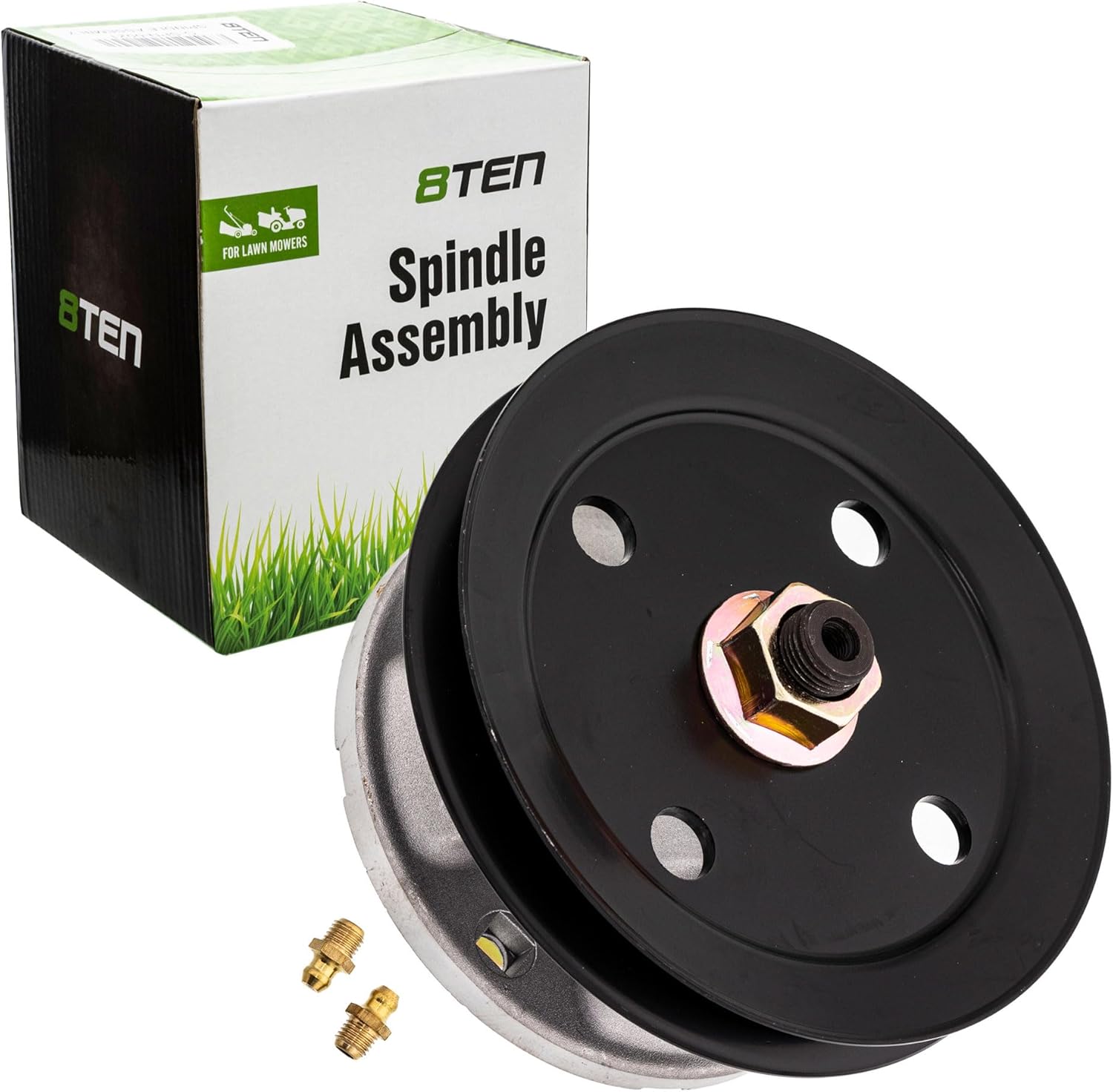 8TEN Spindle Toothed Blade Kit for John Deere Scotts 54 inch Deck 325 335 345 355D F735 G100 GS30 GS45 GS75 AM121229