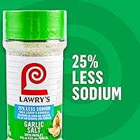 Vista 13 de Lawry's 25% menos de sal de ajo y sodio con perejil, 5.62 oz