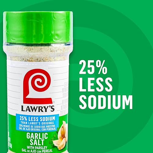 Miniatura 13 de Lawry's 25% menos de sal de ajo y sodio con perejil, 5.62 oz