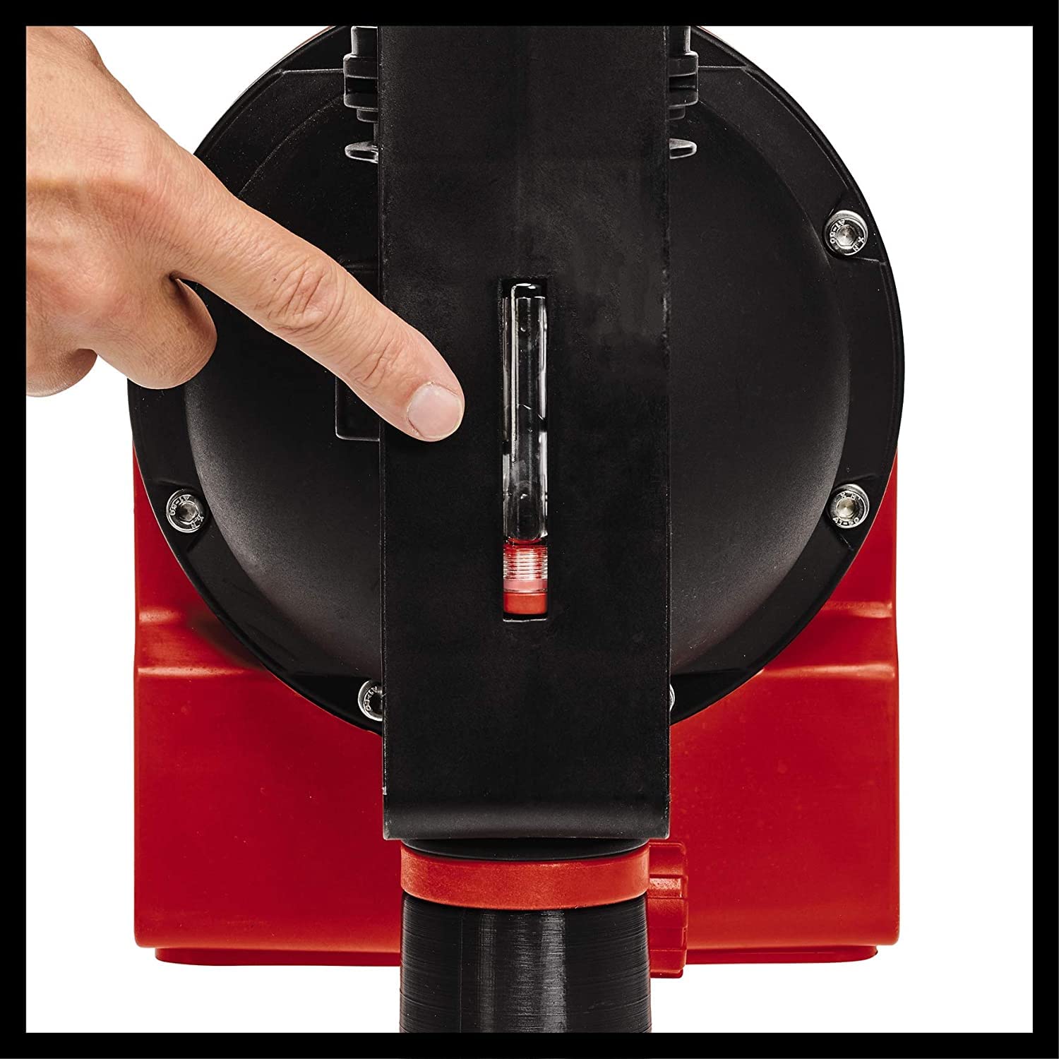 Einhell Bomba de riego automática GE-AW 1042 FS (1050 W, indicadores de nivel de agua/sucidad/succión, protección al vacío, protección térmica o contra quemaduras), rojo/negra