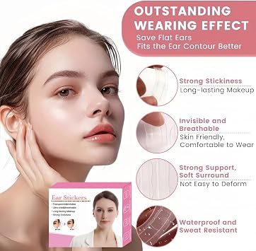 ear Corrector Stickers - Waterproof Tape for Prominent Ears - Aesthetic Solution