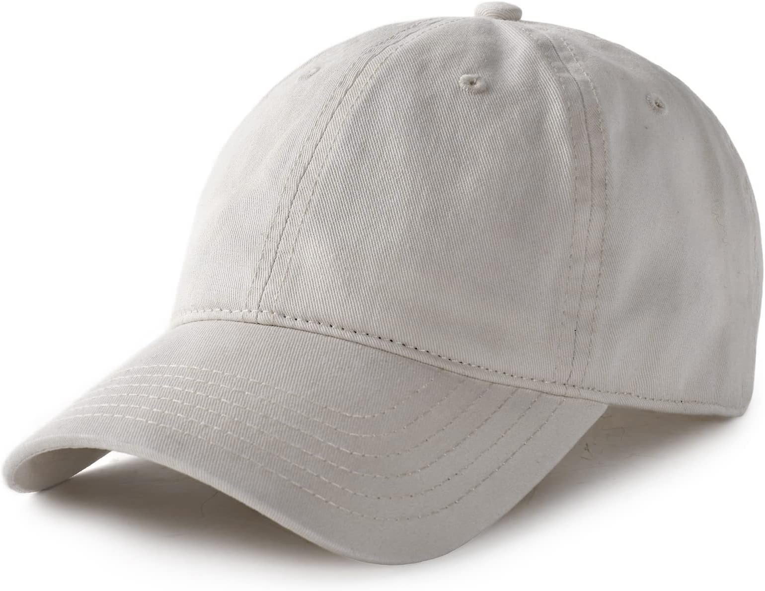 Unisex Vintage Washed Unstructured Baseball Cap Washed Cotton Adjustable Dad Hat