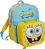 SPONGEBOB SQUAREPANTS Backpack with Cool Lunch Bag Boys Girls School 2 Piece Set Detachable