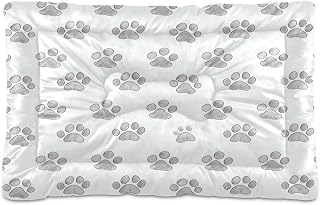 Dog Paw Washable Dog Bed Anti-Slip Dog Crate Bed Pet Beds Sleeping Mat for Large, Medium, Small Pets 18x24in