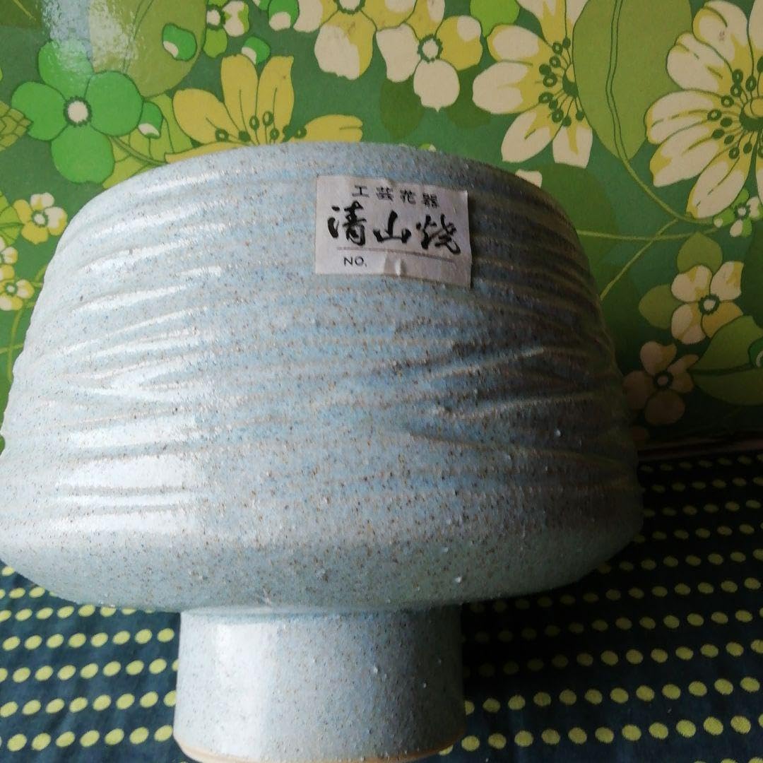 Amazon.co.jp: ノーブランド品工芸花器清山焼花器水盤花瓶管理.KTMN 