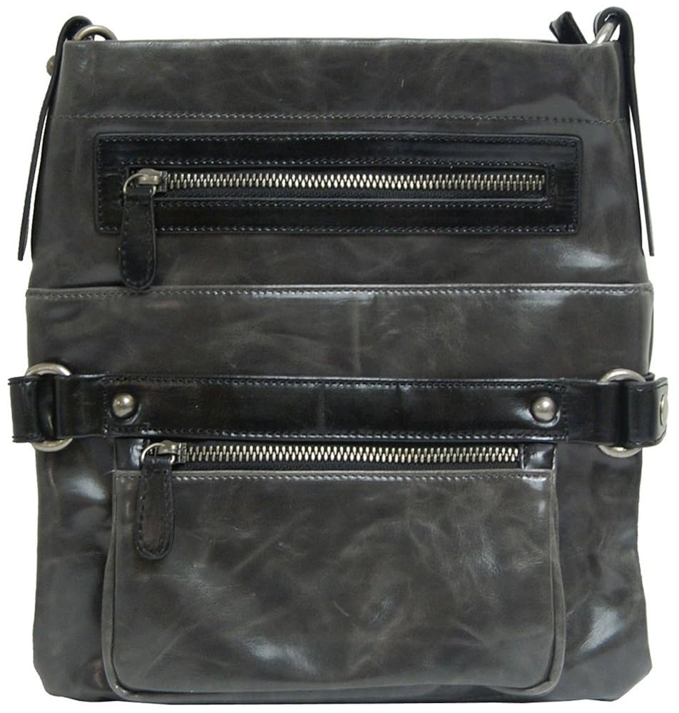 Shiraleah Harper Double Handle Crossbody Bag Graphite Multi By