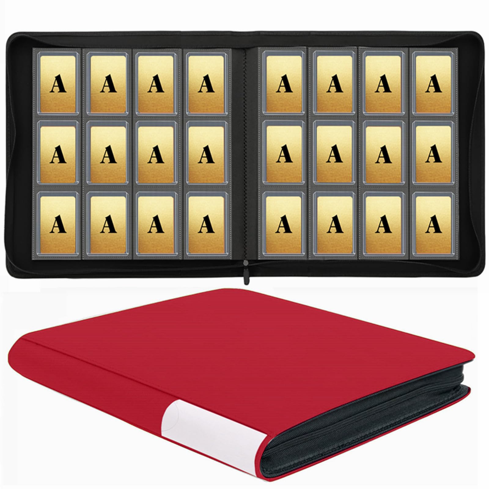 Amazon.com: 12-Pocket Toploader Binder, Holds 480 Cards in 3