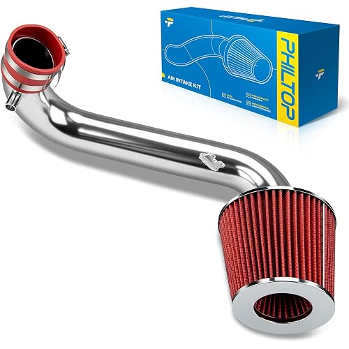 PHILTOP Cold Air Intake Kit for 2001-2005 Civic DX LX EX GX VP 1.7L L4 Intake Air Filter