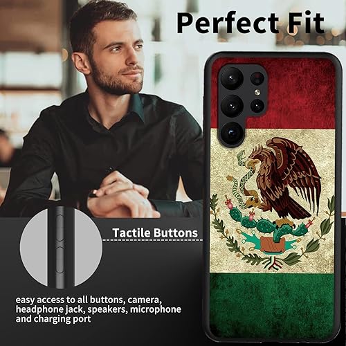 Miniatura 5 de Rossy Funda para Galaxy S23 Ultra para Samsung S23 Ultra, delgada, ligera, suave, de goma de silicona de poliuretano termoplástico, a prueba de