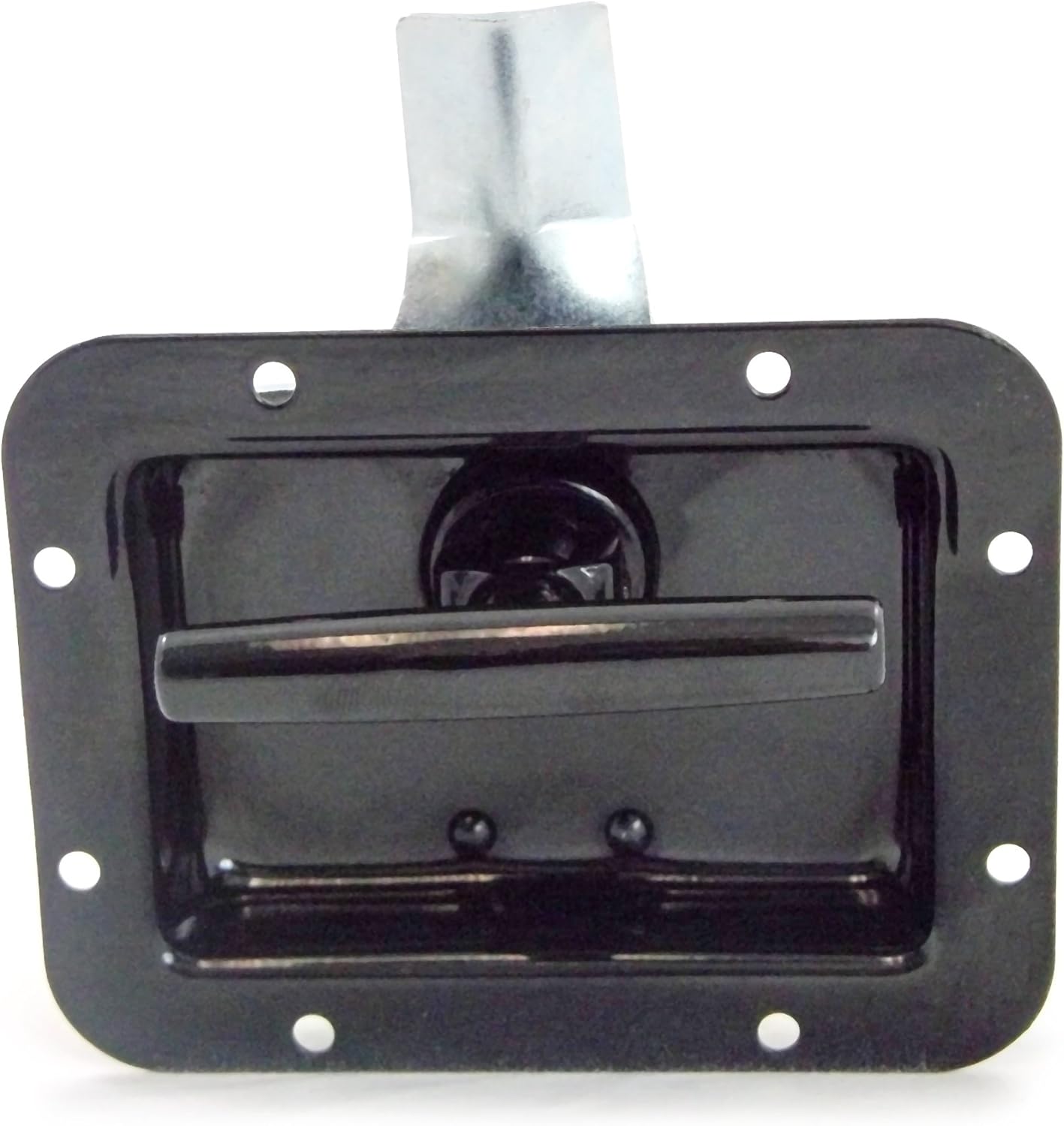 Red Hound Auto 4 Pack RV Paddle Lock Black Folding T Handle Compatible with Travel Trailer Compartments Utility Body Underbody Box Replacement for Some OEM