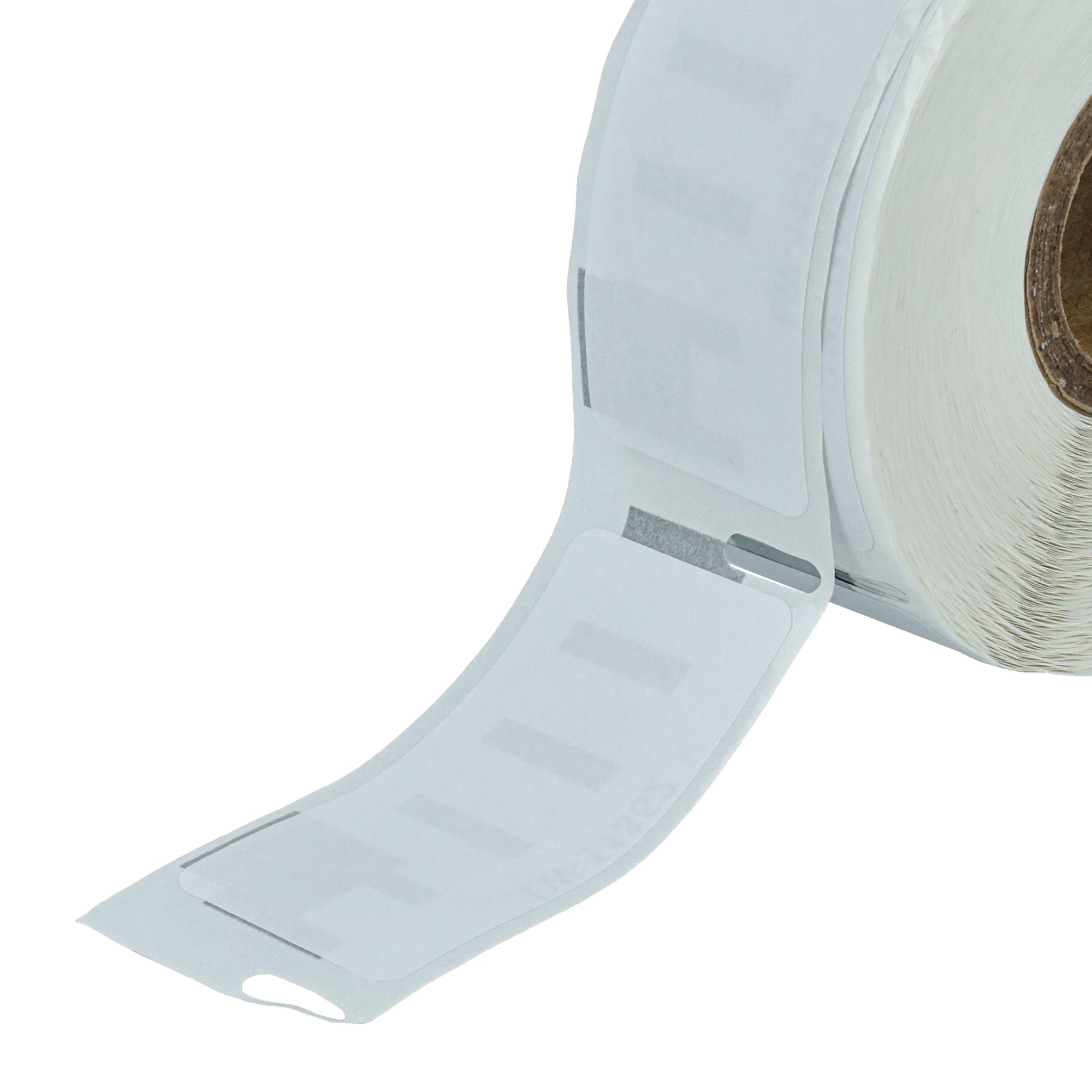 vhbw 10 x rolka etykiet 25 mm x 54 mm (500 etykiet) kompatybilna z Seiko Smart Label Printer SLP620, SLP650 biała etykieciarka