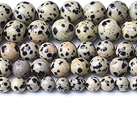 Vista 36 de 60 cuentas redondas sueltas de ágata negra natural mate de 0.236 pulgadas para fabricación de joyas, bricolaje y pulseras, piedra curativa de Ágata