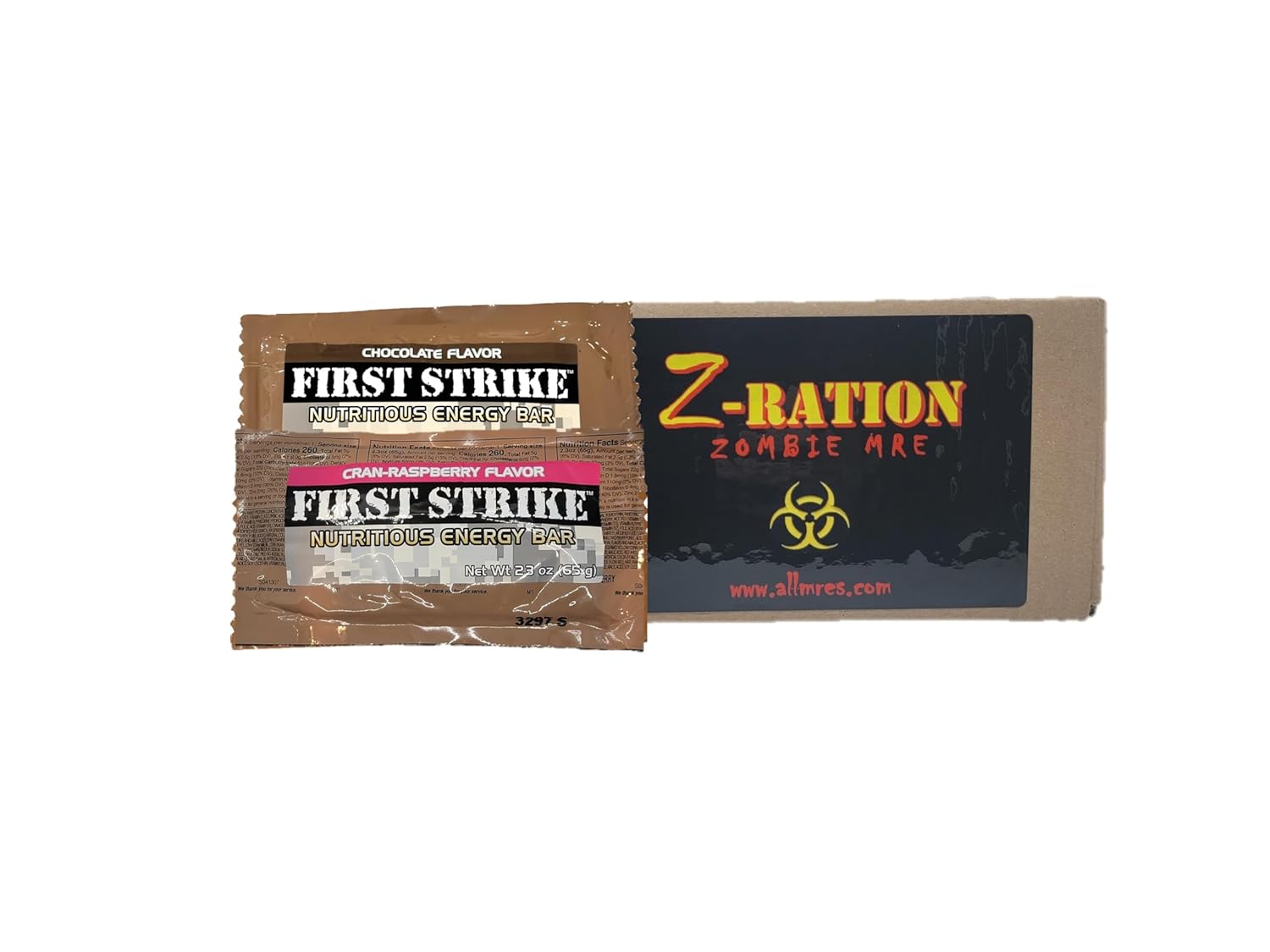 First Strik Bars 6 Packs - Cran-Raspberry, Apple Cinnamon, Chocolate, Mini Mocha and Variety Pack Options (12 Apple Cinnamon)