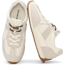 DREAM PAIRS Womens Genuine Leather Retro Barefoot Sneakers