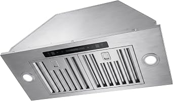 JOCO 30 Inch Range Hood Insert, 900 CFM, 4-Speed, Gesture Touch Remote