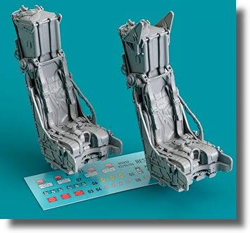 Reskit RSU32-0067 1/32 Ejection Seats MB Mk.10Q for Mirage 2000B,D,N 2 pcs 3D Printed, Grey