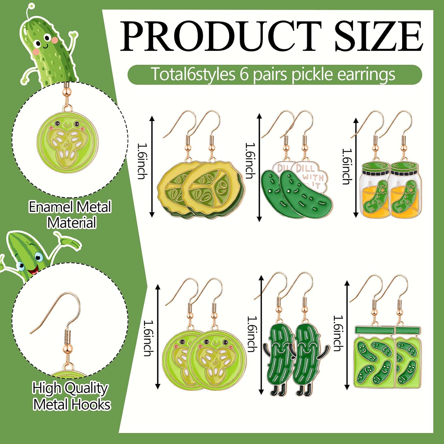 Nosiny 6 Pairs Earrings for Women Jewelry Gifts image 2