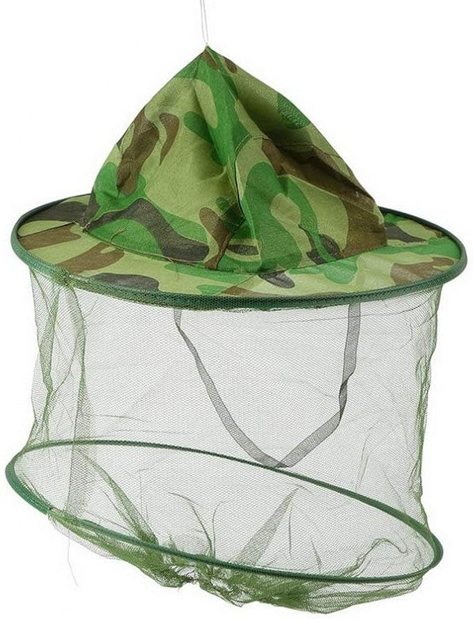 Sombrero Apicultor Camuflado 2 Pack con Red para Abejas miniatura 2