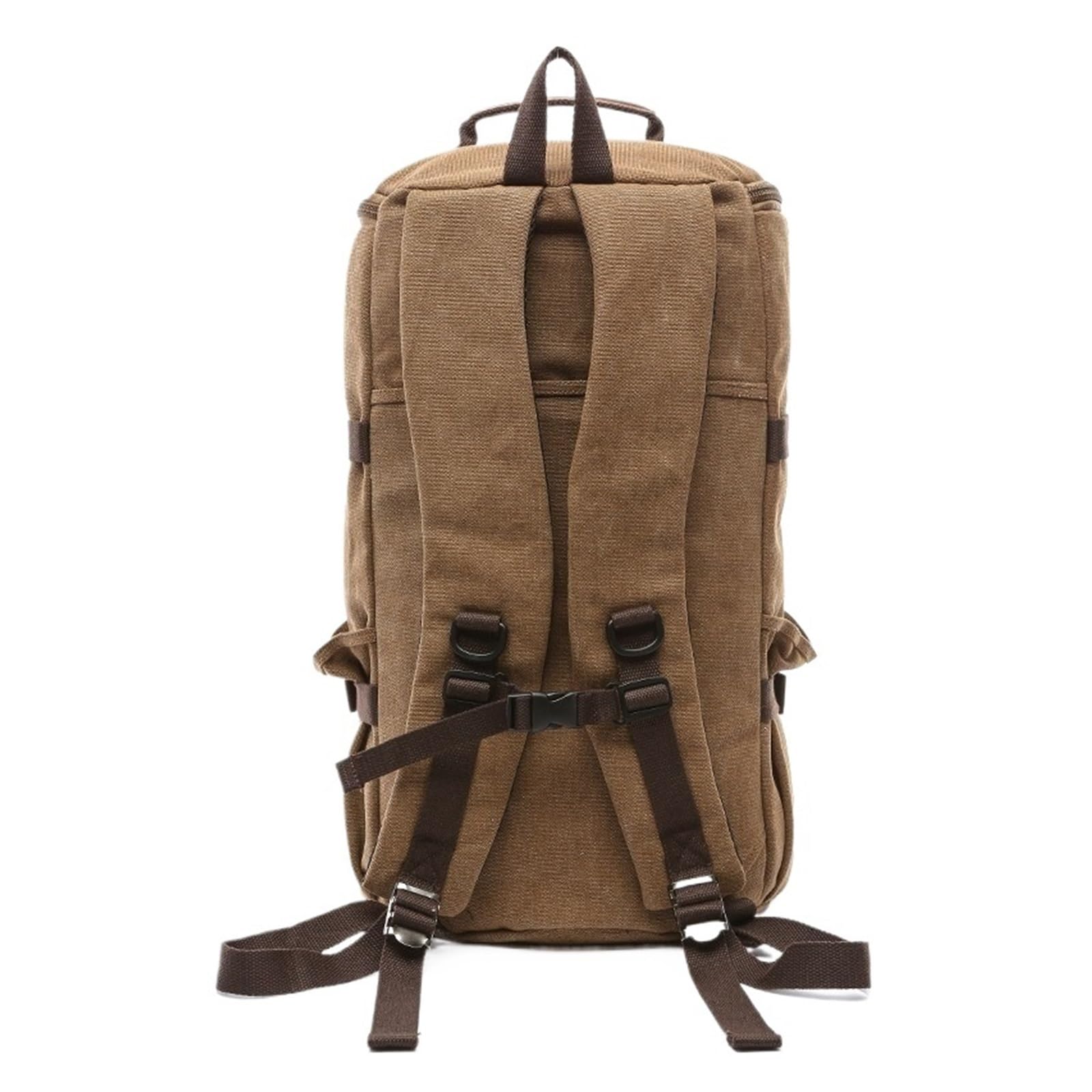 Mochila De Lona De Gran Capacidad, Bolso Bandolera Multifuncional
