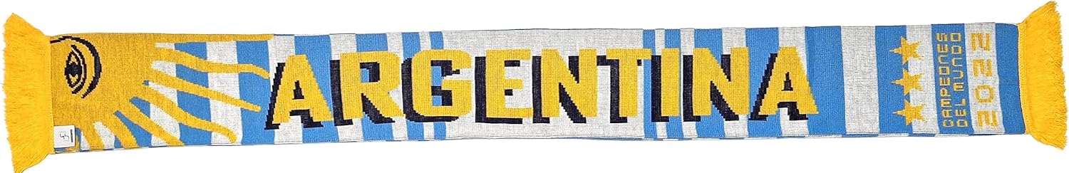 Euroscarves Argentina Soccer Knit Scarf