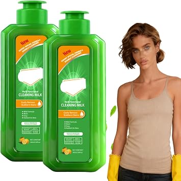 Cleaning Milk House Cleaner,Powerful Multifunctional Concentrated Cleansing Lotion,Multi Purpose Cleaner Concentrate,Effectively Clean Stains And Dirt On Various Surfaces 2PC