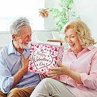 Vista 9 de Hxezoc Caja de Tarjetas de San Valentín Recuerdos Buzón Feliz Día de San Valentín Caja de Cartón para Aula de Niños, Día de San Valentín, Baby