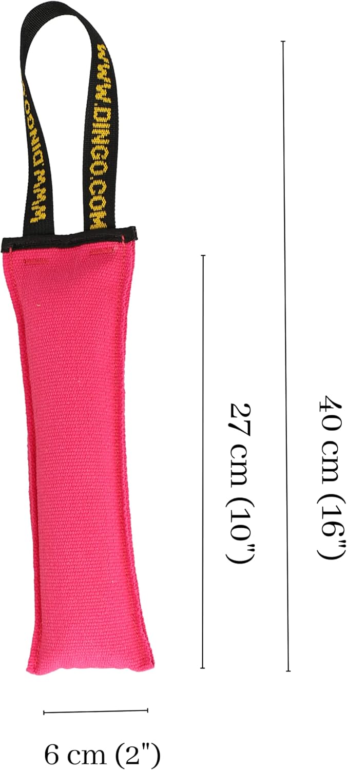 Dingo Cotton tug Toy with Handle, for Catch Retrieving and tug of war, Dog bite Pillow Floating on the Water, Four Colours, L Z30002