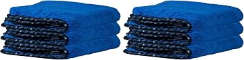 Chemical Guys Professional Grade Premium Microfiber Towels for Cars,Blue,16" x 16",Ultra-Soft and Scratch-Free Car Detailing Cloths for Trucks,Motorcycles,and More,Pack of 6