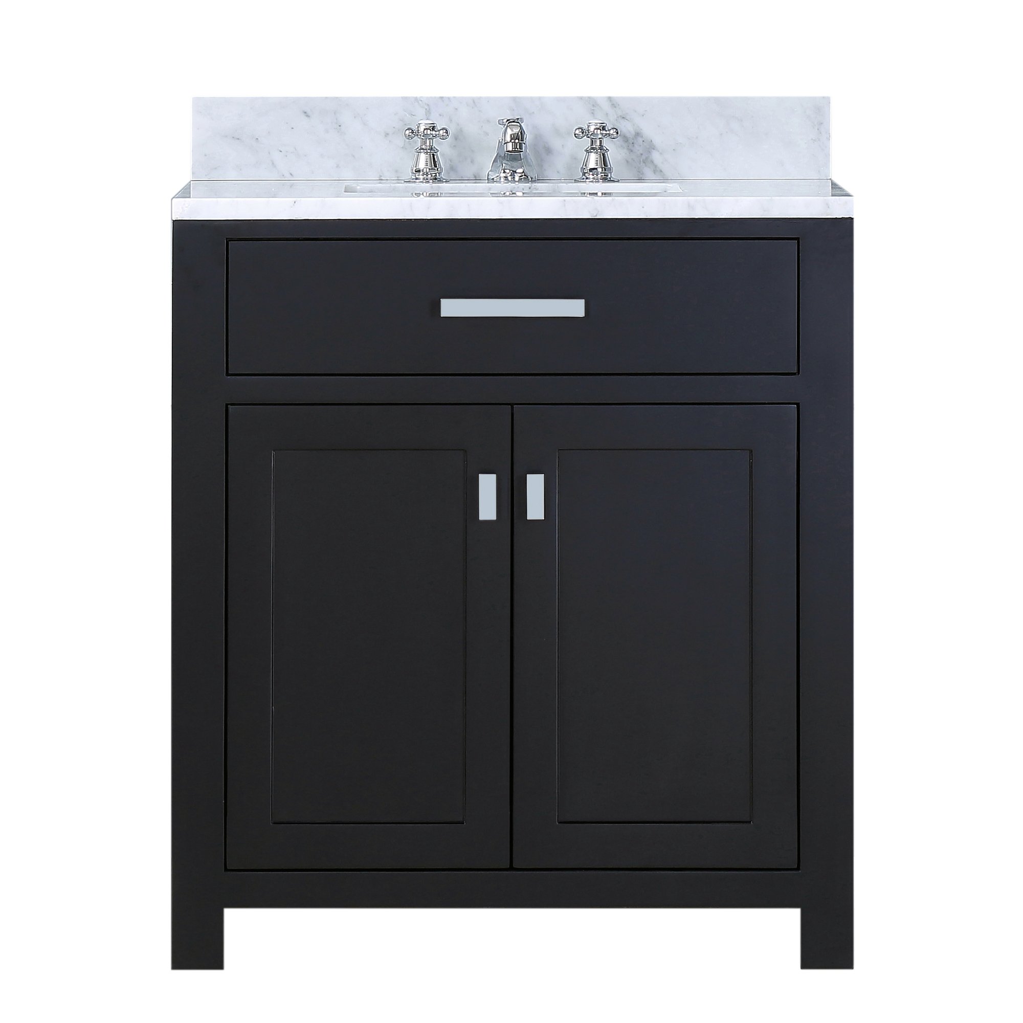 Water Creation 30E Single Sink Bathroom Vanity from the Madison Collection, 30-Inch, Espresso