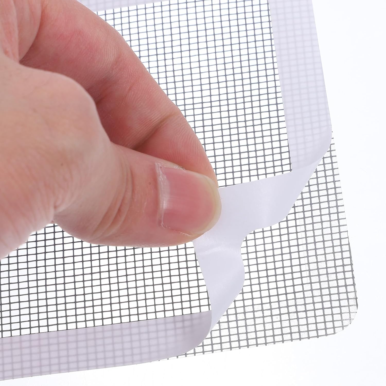 ARTIBETTER Window Screen Repair Patch Kit Strong Adhesive Cover Pads for Door and Window Mesh Install White Screen Repair Stickers Patching for Tears and Cracks