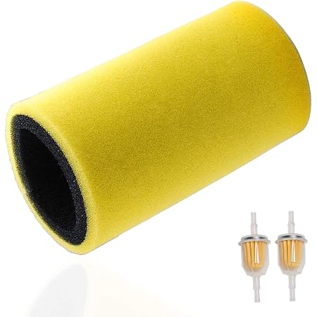 HIFROM Dual Stage Foam Air Filter & Spark Plug For Yamaha Rhino 660/450 (2004-2009) - Replaces 5UG-E4451-00-00