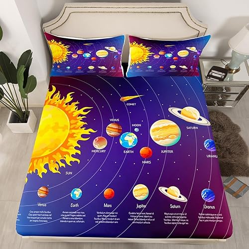 Miniatura 171 de jejeloiu Sea Turtle Sheet Set Ocean Creature Themed Sheets with Deep Pocket Fitted Sheet Sea Underwater World Bed Sheets Set Bed Reptile Tortoise