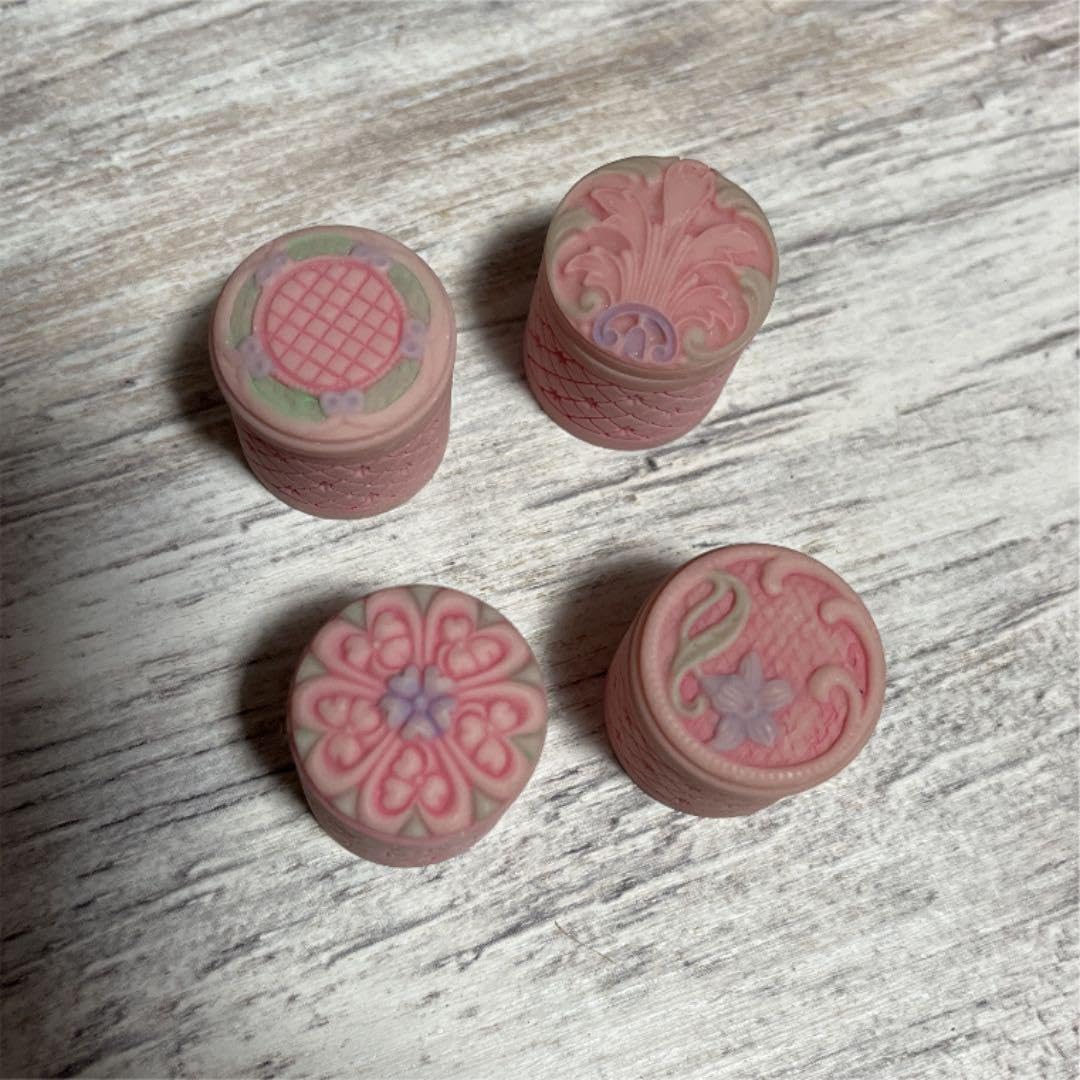 英国製 handcast ミニチュア ハンドキャスト 花細工 12個セット