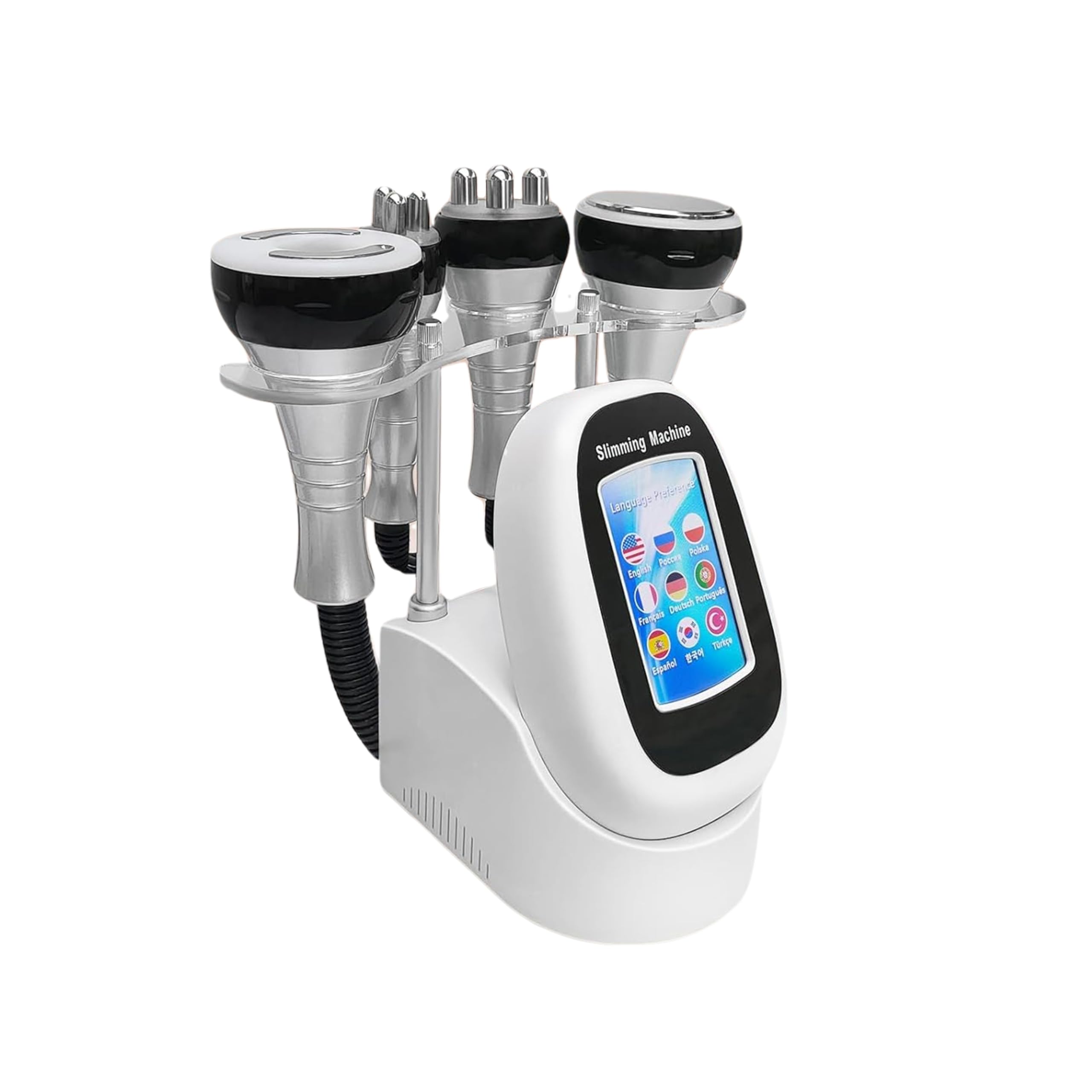 Elitzia 40K 4 in 1 Body Shaper Rf Radiofrequenza Tripolare 4 Dispositivo di Cavitazione Polare Dispositivo di Bellezza Macchina di Bellezza Perdita di Peso Rughe Rimuovere Salone Spa per Collo Pancia