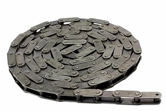 Jeremywell 81XH Lumber Heavy Duty Conveyor Roller Chain 10 Feet with 1 Connecting Link