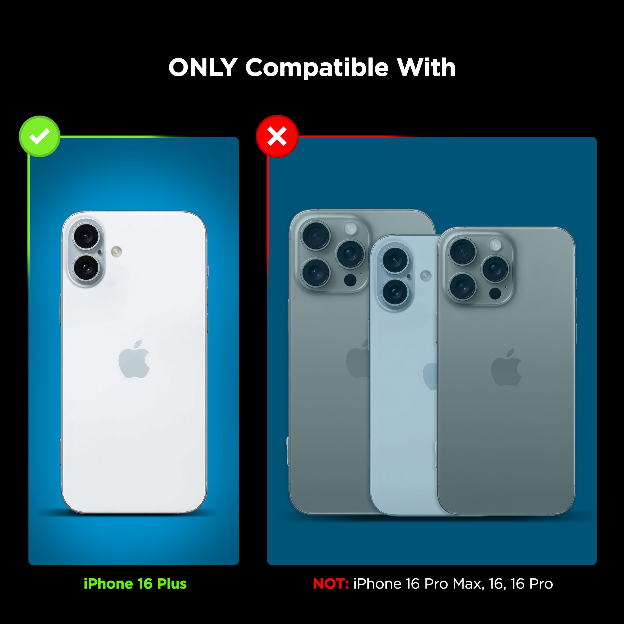 Amazon.com: ENCASED Wallet Case for iPhone 16 Plus with Card