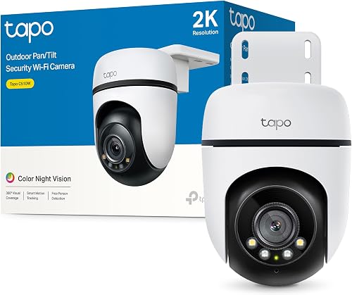 Tapo C51A 2K WLAN Überwachungskamera Außen, 360° Schwenk-…