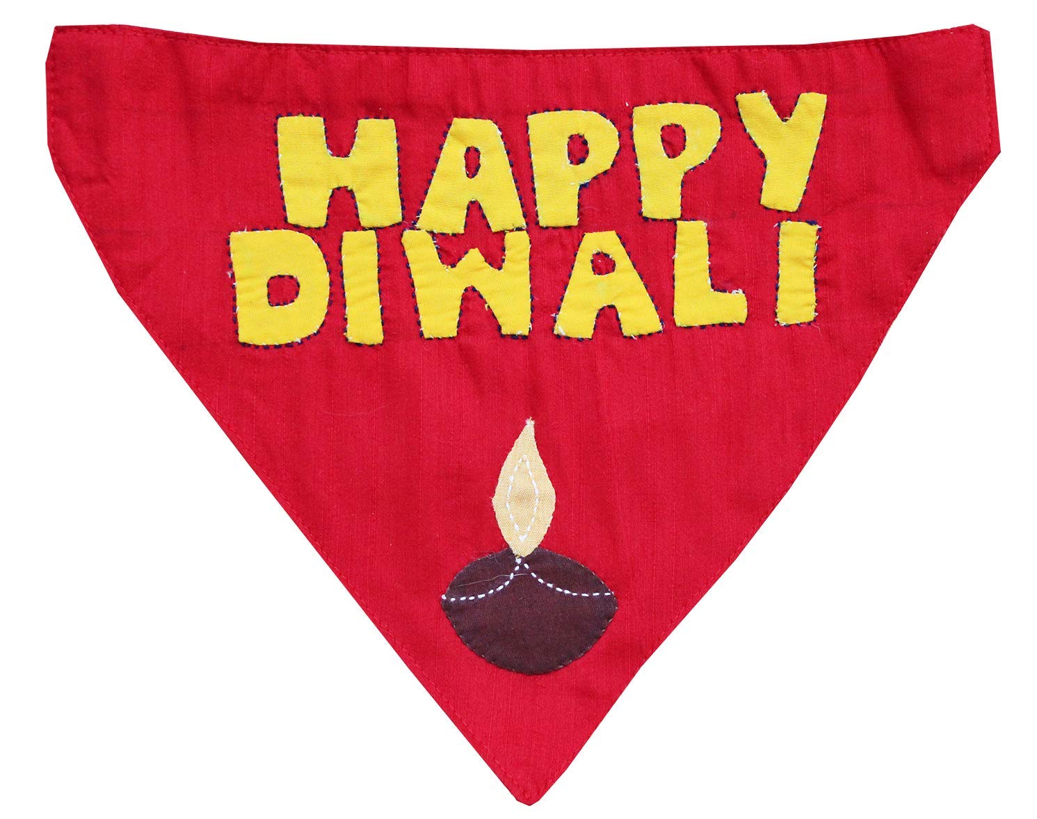 Lana Paws Handmade Happy Diwali Silk Dog Bandana/Dog Scarf/Dog Gift (Adjustable) (B07YSP2K11) Amazon Price History, Amazon Price Tracker