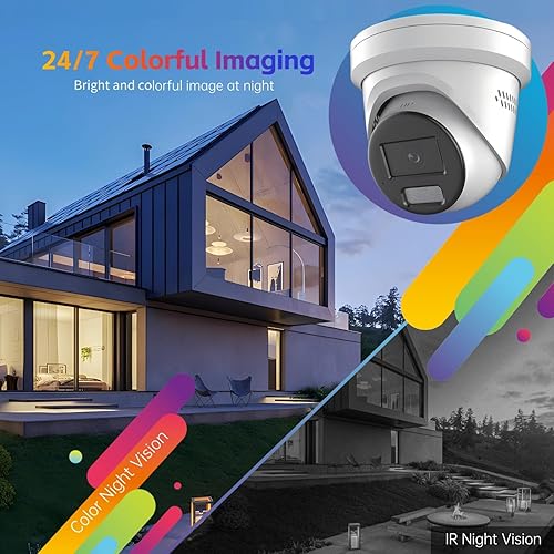 Miniatura 3 de DS-2CD2347G2-LSUSL Cámara IP Hik 4MP Color-VU de 0.157 in, cámara de red PoE con luz estroboscópica y advertencia audible, imagen colorida 247,