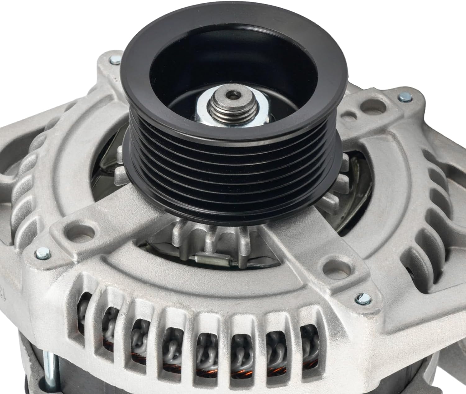 KAX Alternator Fit for Ram 1500 00-01 5.9L 2000 5.2L, Dakota 99-00 3.9L, Durango 1999, Ram 2500 1999-2000 5.9L, Dakota 1999 5.2L 2000 5.9L for 13824N 12V 136Amp CW S7 7-Groove Pulley