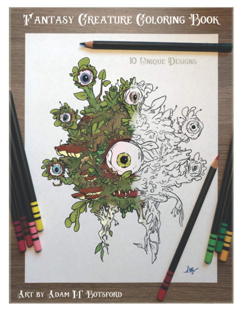 Fantasy Creature Coloring Book: Volume One