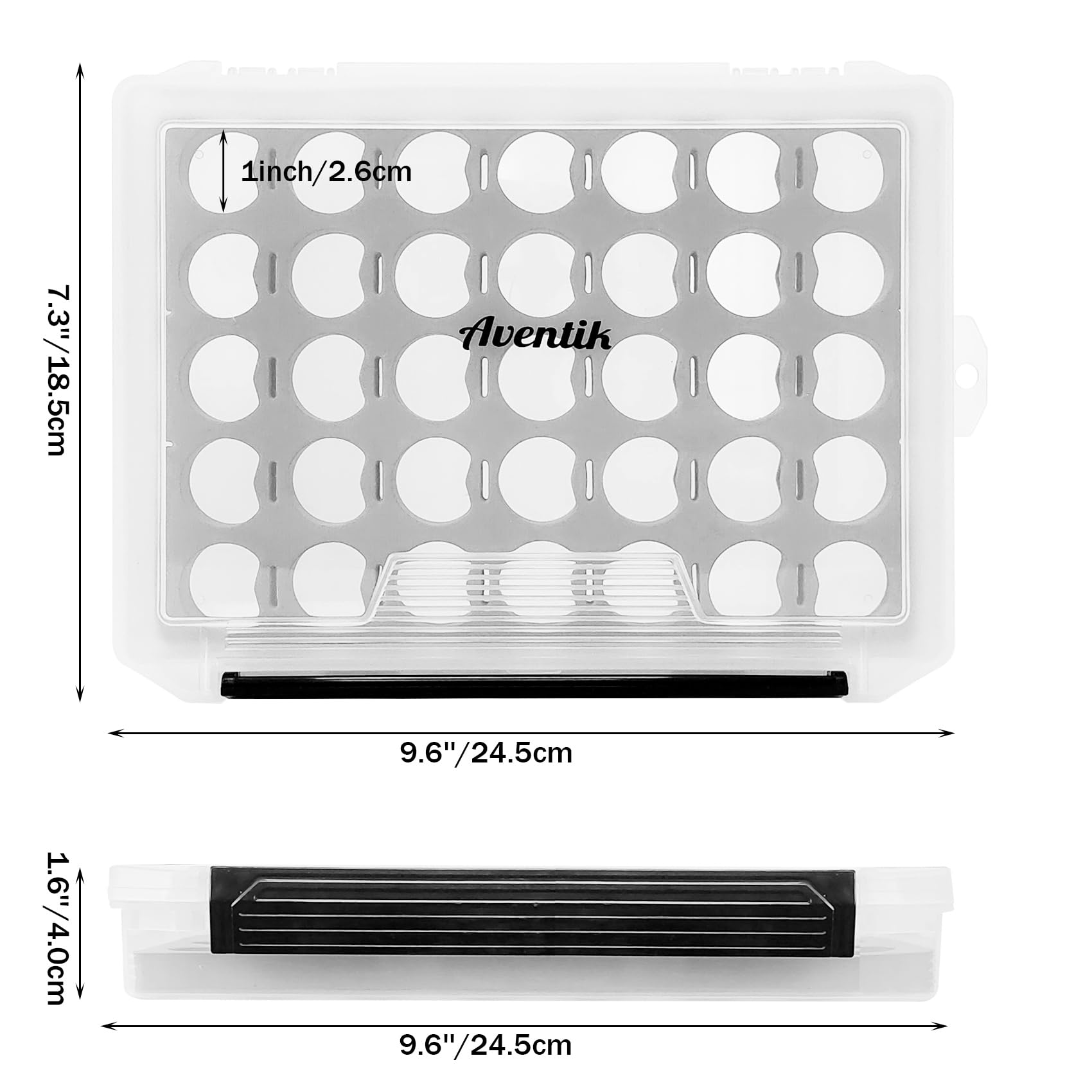 Aventik Fly Tyers Spool/Stash Box Essential Gear for Anglers Compact (2pcs)