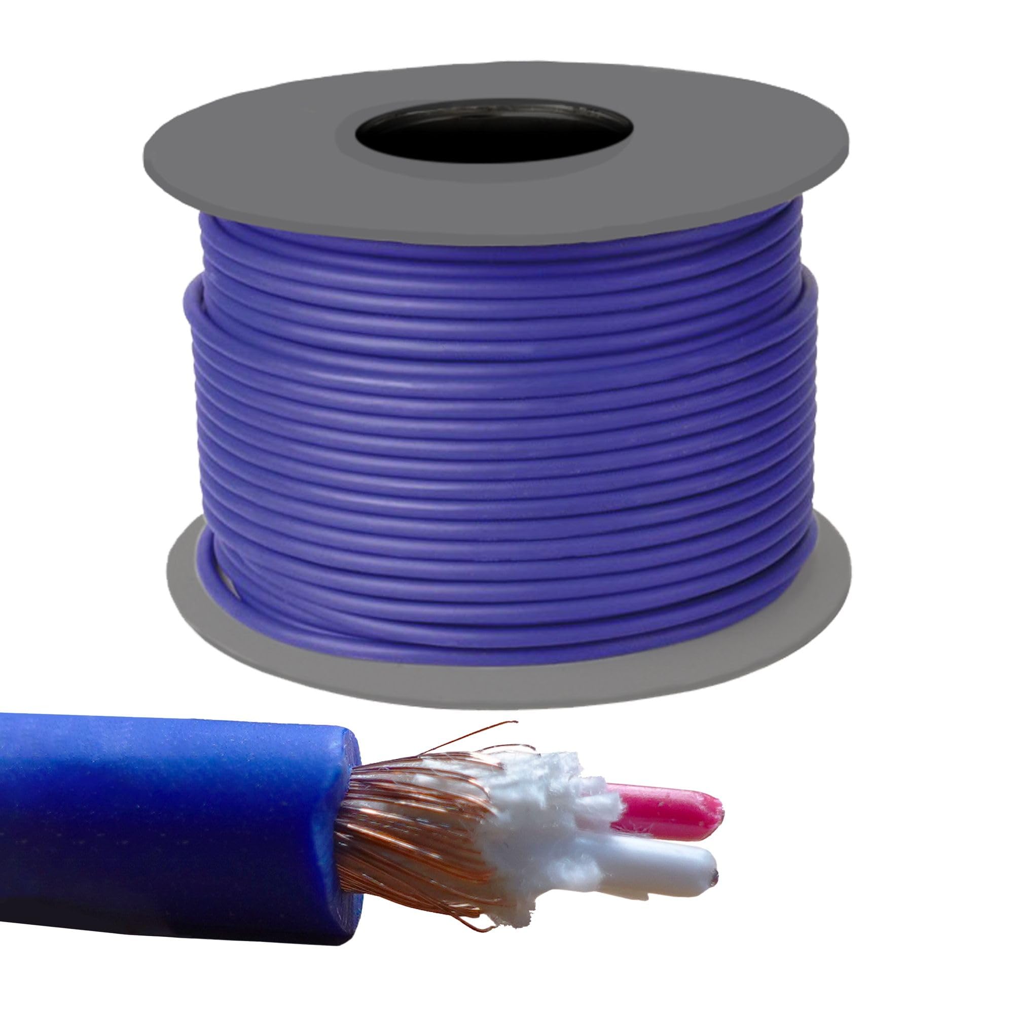 Cavo Microfonico Bilanciato 100 Metri Audio Pro Blu + 20 Connettori XLR Maschio Femmina - Studio e Live